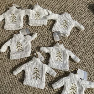 Target sweater  holiday ornaments